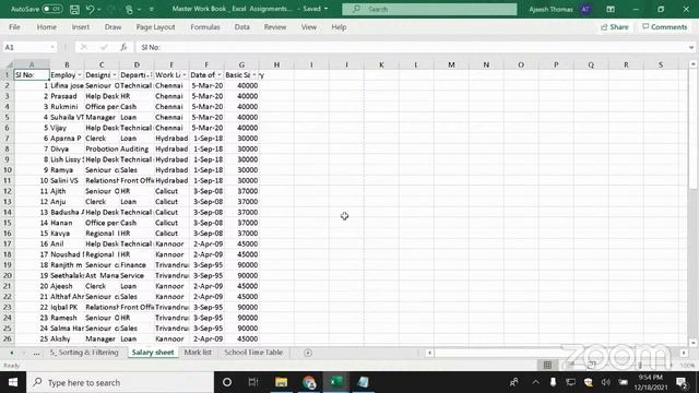 Formatting  Excel  Reports  with Screen reader let us learn windows 10