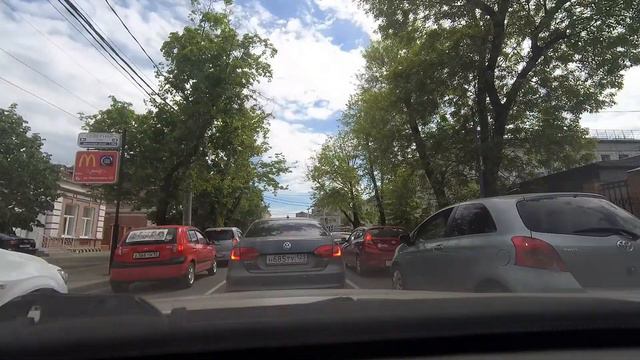Весь Краснодар - ускоренное видео: проезд города со всеми пробками за 2,5 минуты.