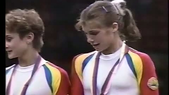 1988 Seoul Victory Ceremony Of Women's Gymnastic Teams