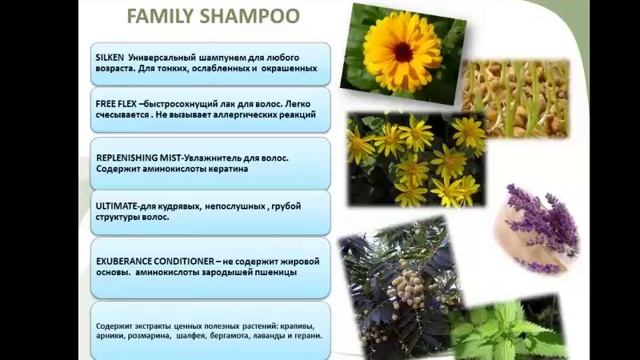 Обзор серии шампуней для всей семьи Neways