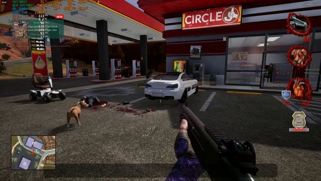 POSTAL 4 No Regerts Ryzen 5 7600x RX 5700 XT Full Hd