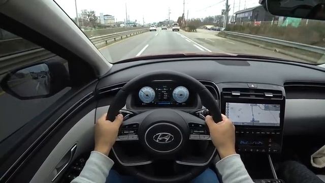2021 Hyundai Tucson Hybrid POV Test Drive