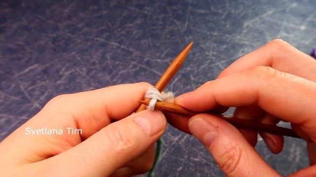 Узоры Спицами Вязание. Простой Двухцветный узор спицами легко вяжется. Beautiful Knitting № 630