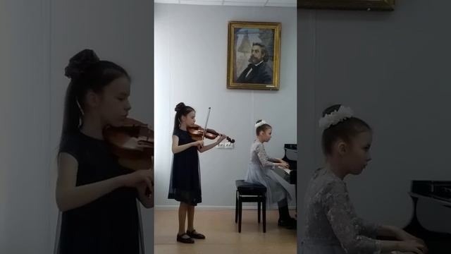 ДМШ N1 им.Я.И.Гуревича г.Ржева Тверской обл. Инструментальный дуэт (Глужнева П., Глужнева А.)