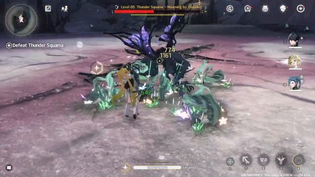 Wuthering Waves Boss Fight Gameplay: This Is How I Parry Thunder Squama