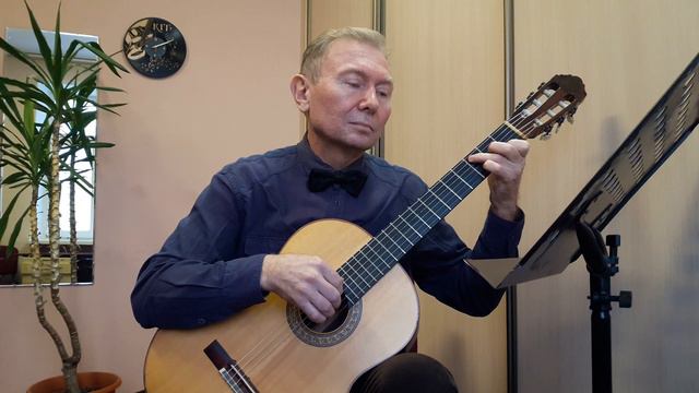 Historia de un Amor на гитаре. Обработка Олега Копенкова