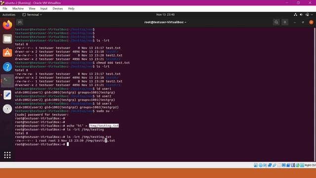 Set The Default Permissions For A File/directory And Provide The Permission To  Specific User/group