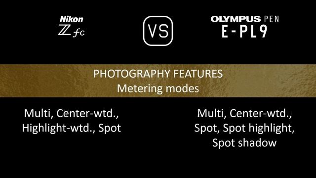 Nikon Zfc Vs. Olympus PEN E-PL9: A Comparison Of Specifications