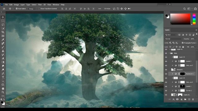 Creating A Fantasy DUEL Scene In PHOTOSHOP | Matte Painting