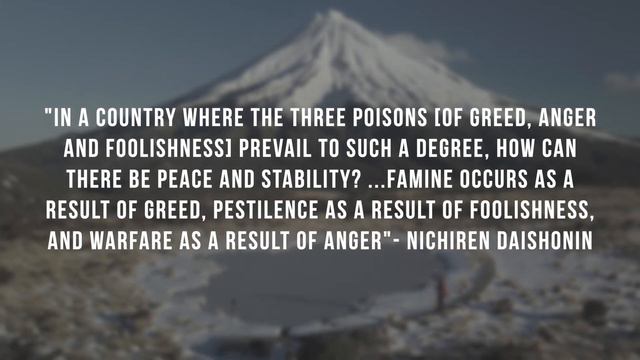 Rissho Ankoku - Securing Peace For The People | Nichiren Buddhism Concept