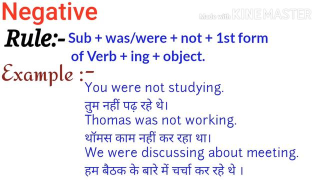 Tense : काल Present, Past And Future Continuous Tense || Shweta Chauhan || English Study ||