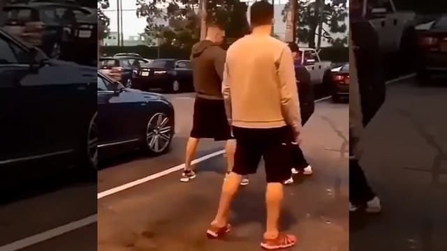 Nick & Nate Diaz Get Kickboxing Lesson From Jean Claude Van Damme HIGH
