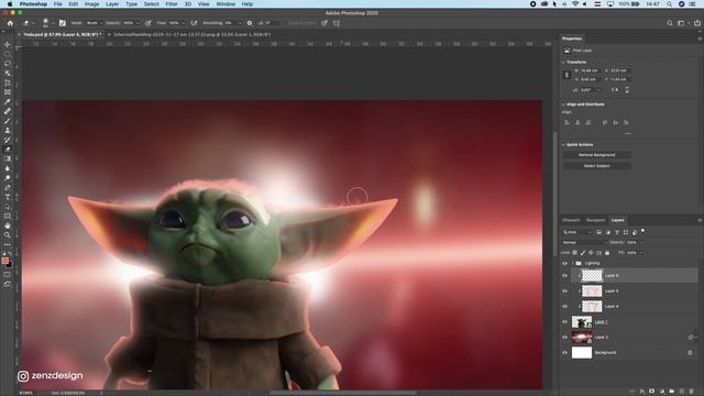 Flashing Lights Effects In Photoshop - How To Create