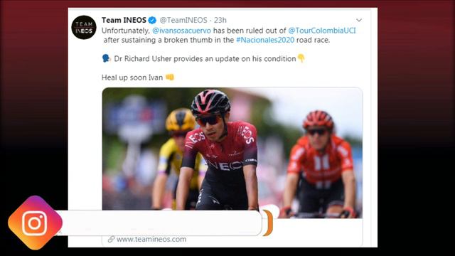  IVAN RAMIRO SOSA se pierde el TOUR COLOMBIA 2020 