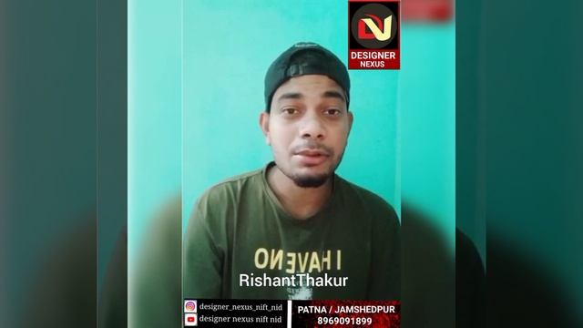 NIFT TOPPER 2021 DESIGNER NEXUS. RISHANT THAKUR