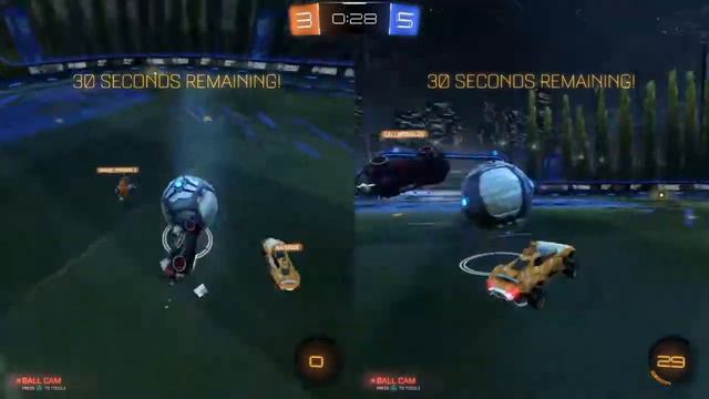Couples Split-Screen Rocket League