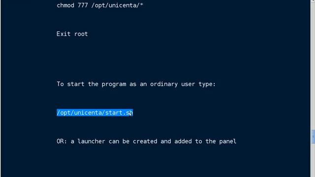 Installing Unicenta oPOS in Debian 6