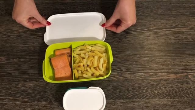 Контейнер Tupperware с разделителем