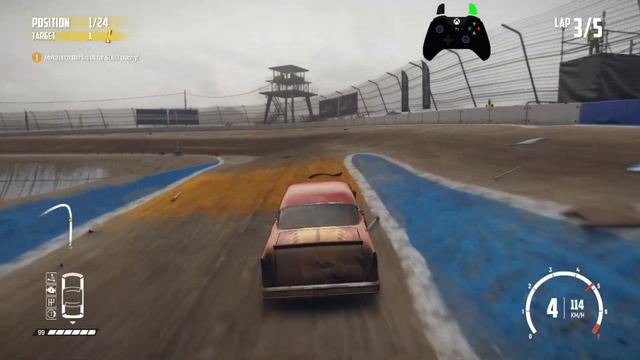 Wreckfest 23.04.08 Tournament Rumble Race - Dirt Devil Stadium - Hotshot