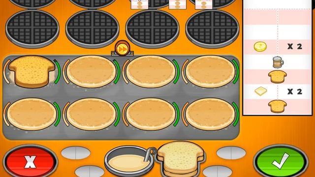 PAPAS PANCAKERIA  ПРОХОЖДЕНИЕ  WALKTHROUGH