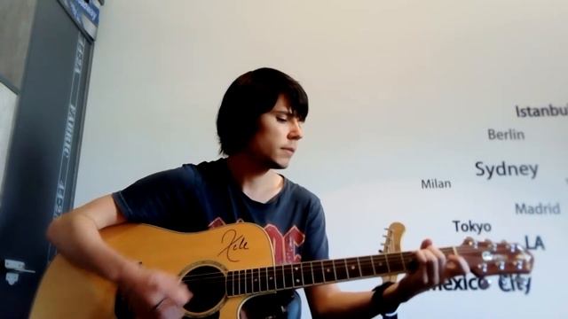 Bon Jovi - Misunderstood Acoustic Guitar Cover
