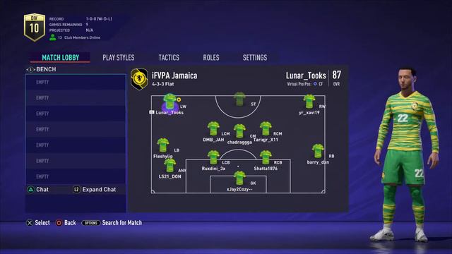 Fifa 21 Pro Clubs : Nations League VS Honduras