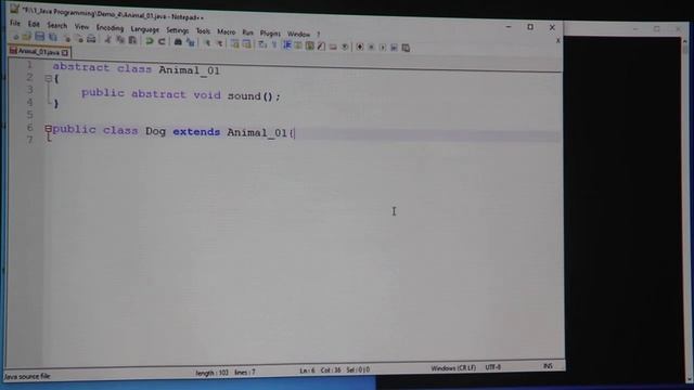 Java Programming   Concept Of Abstract Classes