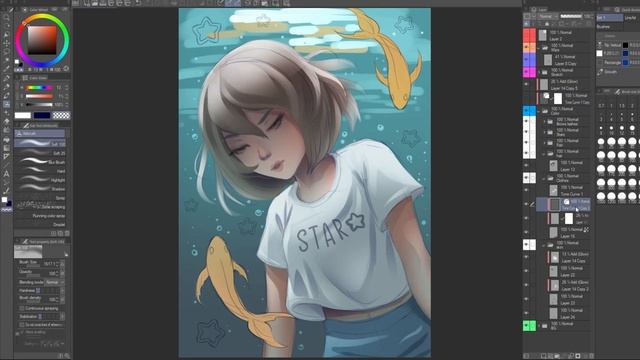 How To Draw Semi Realistic Anime: Portrait Process Explained In Voiceover Dtiys Speedpaint Tutorial