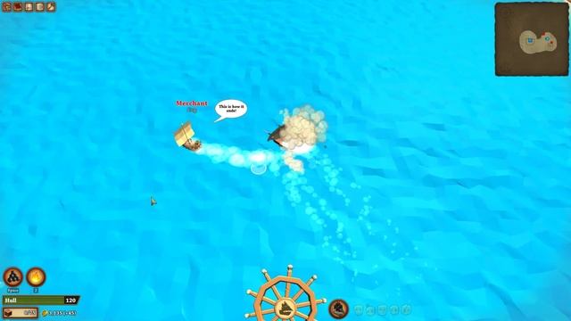Pirates Of The Polygon Sea Gameplay - Sunk By Bounty Hunters [Steam Early Access]