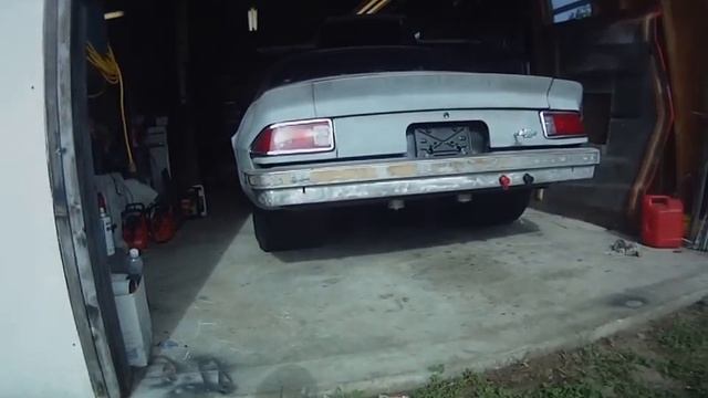 Gary's 1975 Big Block Camaro Start And Idle