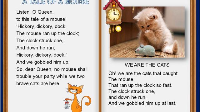 Listen And Read: Kittens And Cats