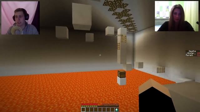 КАРТА МАЙНКРАФТ НА ДВОИХ   БЕЗУМНЫЙ ПАРКУР