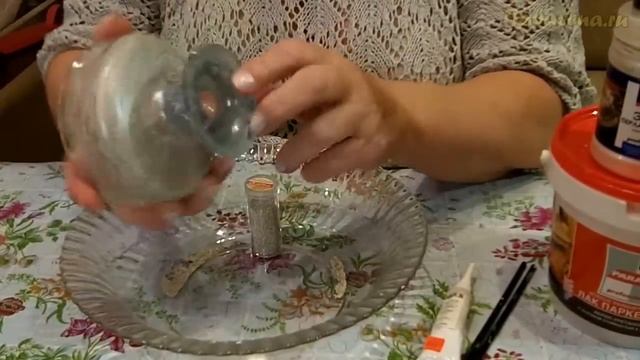 Проверяем на прочность декор морозного подсвечника