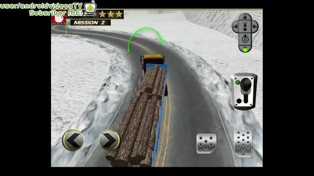 3D Ice Road Trucker Parking Simulator Game GamePlay