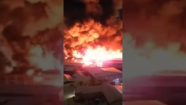 Мощный пожар в Улан-Удэ ?