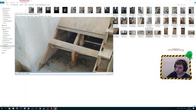 При монтаже лестнице пробили теплый пол