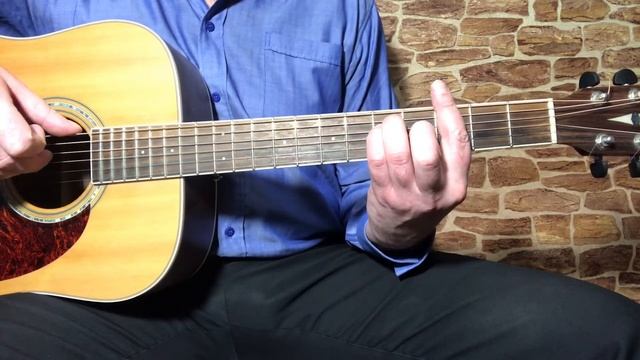 Аккорд Gm на гитаре