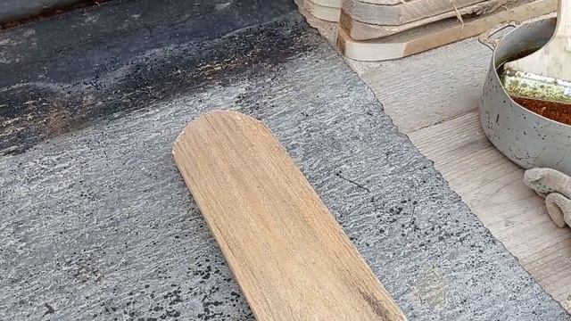22 23 августа 2022 года. Делаю деревянное ограждение для клумбы.