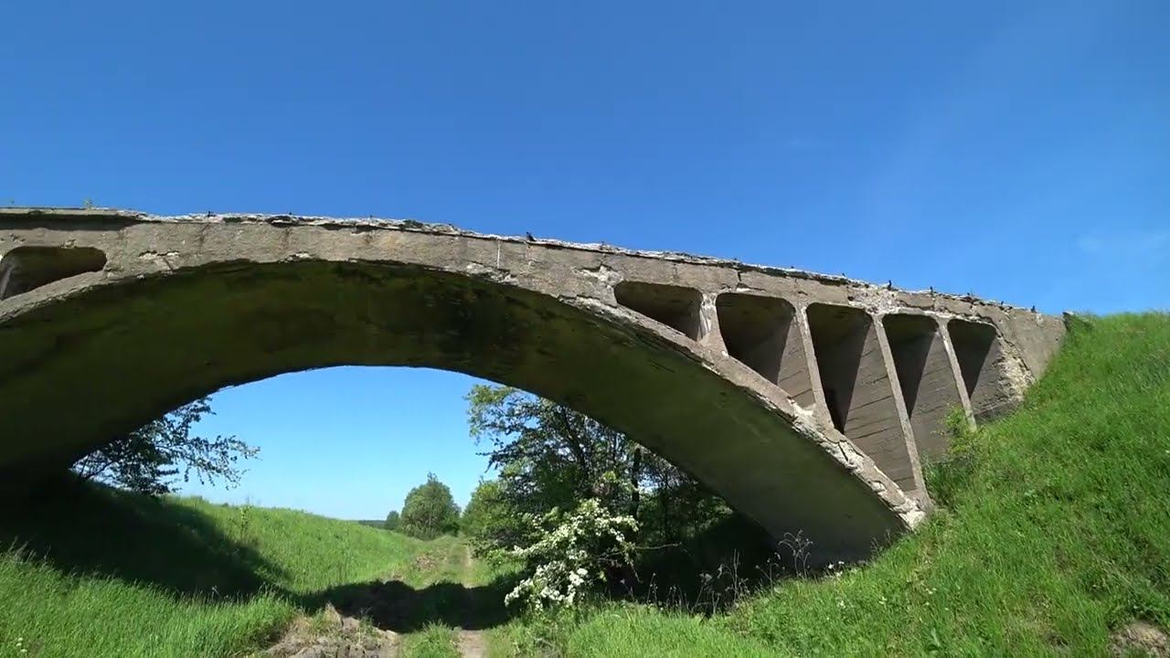 Попробовал проехать по участку старой ЖД.