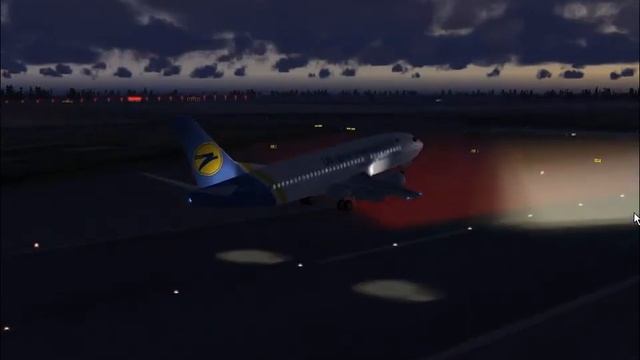 Рейс 152 Хельсинки- Борисполь Авиасимулятор по реальной погоде и расписанию