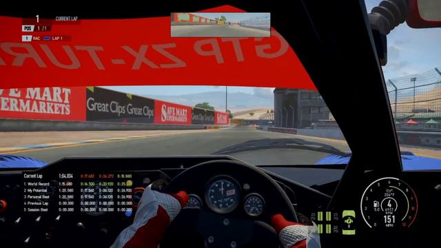 Project CARS 2 Time Trial Sonoma Nissan GTP ZX Turbo
