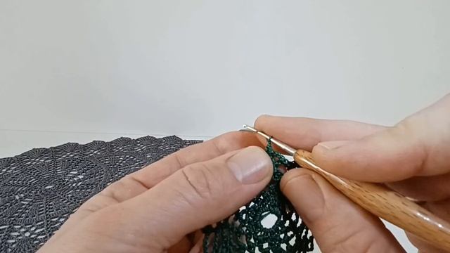 Салфетка крючком. Овальная салфетка. Первая часть. Крючок для начинающих.