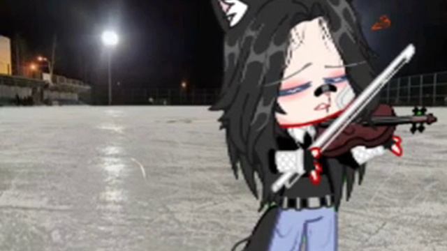 || лёд и скрипка)))|| гача 🔥❣️🌃❄️