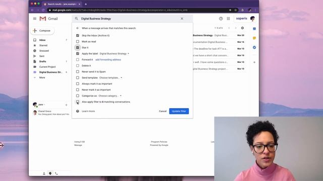 Manage Gmail Inbox: Edit And Delete Filters