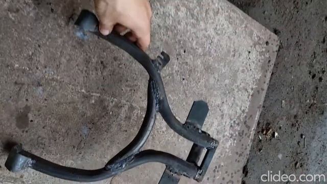 Центральная подножка на Honda Transalp 400v