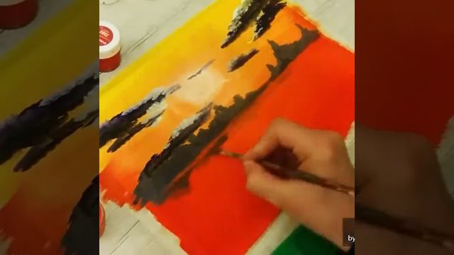 Урок рисования для детей 7-8 лет.