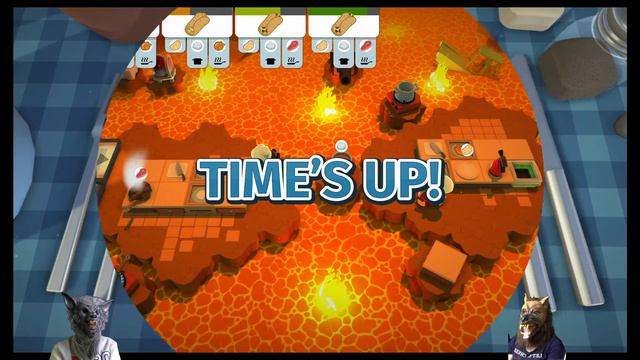 Overcooked With My Sister (PS4) Part 9 - Brilliant Teamwork