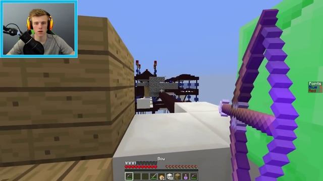 Minecraft Red Vs Blue War (Minecraft 1.8 Red Vs Blue Towers) W/Lachlan And Friends