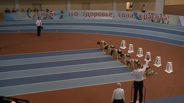 Ксения Лабыгина 60 с/б - 8,86 (финал), юниорки U20. ПФО 2018, Новочебоксарск