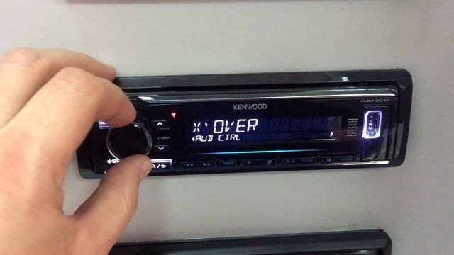 Процессорные ГУ за 4900р! Kenwood KMM-304Y и JVC - KD-X355